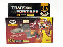 Carica l'immagine nel visualizzatore di Gallery, Transformers G1 Argobot Techbot C-87 – Takara Hasbro GIG Complete Set