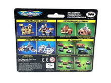 Carica l'immagine nel visualizzatore di Gallery, 1997 Galoob Micro Machines Chevy Super Truck Pack back view showing product details and warning labels.