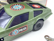 Load image into Gallery viewer, REEL American Police POLIZIA Maserati Indy Auto side view highlighting side logo and wheel.