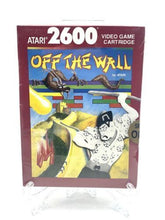 Load image into Gallery viewer, Front view of the Atari 2600 Off The Wall video game box featuring colorful graphic art.