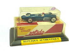 Load image into Gallery viewer, Solido 1103 Lola Climax V8 F1 1962 front view in transparent packaging.