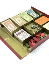 Load image into Gallery viewer, Monopoli 1937 rare collectible game displayed with all original pieces.