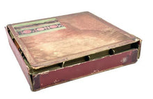 Load image into Gallery viewer, Close-up of original metal player tokens from the first edition Monopoli.