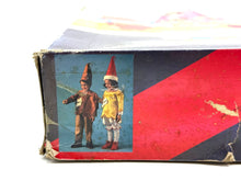 Load image into Gallery viewer, Detail of Popi carnival costume showcasing pastel colors and vintage design.