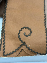 Load image into Gallery viewer, Close-up of fabric detail showing stitched design and soft texture.