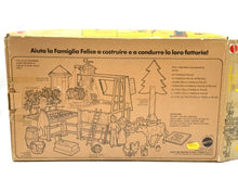 Carica l'immagine nel visualizzatore di Gallery, Back view of the Sunshine Family Farm playset revealing structure and details