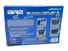 Load image into Gallery viewer, Contents of Action Replay 2 V2 AR2 for PS2, showing discs and manuals