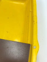 Load image into Gallery viewer, Mattel Big Jim Sports Camper detail close-up highlighting smooth yellow plastic.