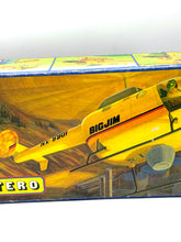 Load image into Gallery viewer, Side view of the helicopter box featuring Big Jim branding