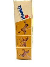 Load image into Gallery viewer, Side view of the Tempest horse box featuring horse illustrations and brand logo