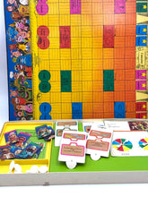 Carica l'immagine nel visualizzatore di Gallery, Complete contents of The Muppet Show board game EG 1977 displayed together.