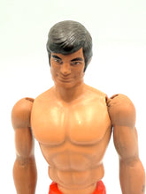Load image into Gallery viewer, Vintage Mattel Big Jim Karate 1971 action figure collectible side view.