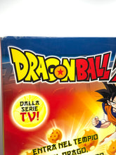 Carica l'immagine nel visualizzatore di Gallery, Close-up detail of the Dragon Ball logo in yellow and blue.