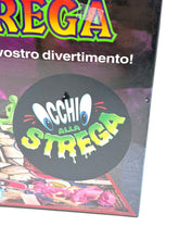 Load image into Gallery viewer, Close-up detail of Frega la Strega logo with colorful text design.