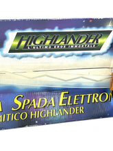 Load image into Gallery viewer, VINTAGE HIGHLANDER THE Sword of Quentin MacLeod ELECTRONIC TOY # NOC PX