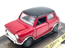 Load image into Gallery viewer, Vintage PILEN ARTEC 373 Mini Cooper Bordeaux Black Roof 1/43 New Old Stock #AQ