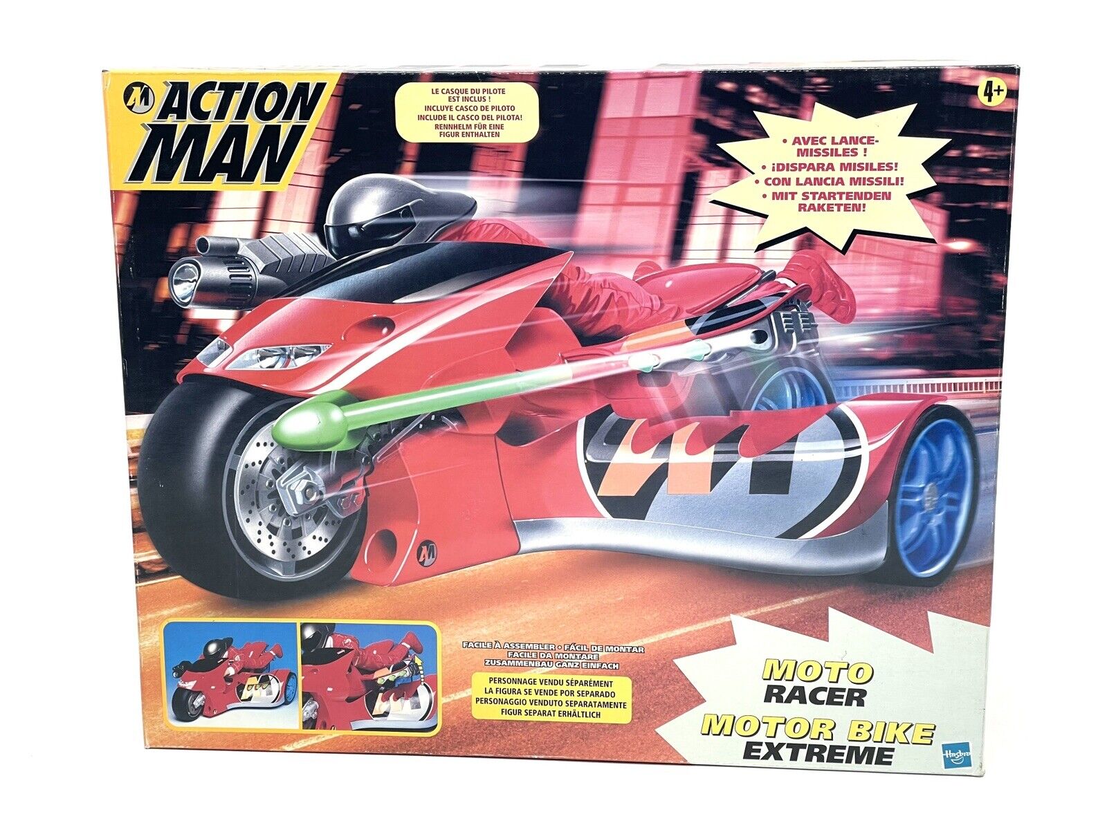 2000 Hasbro Action Man Motor Bike Extreme Moto Racer new old stock