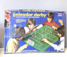Load image into Gallery viewer, Harbert Goleador Derby packaging view featuring children playing and game title.