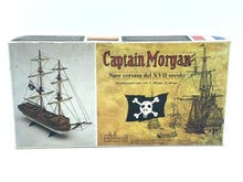 Load image into Gallery viewer, Mamoli Captain Morgan packaging front view with ship illustration and brand name.