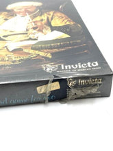 Load image into Gallery viewer, Close-up detail of the edge of the Invicta Words Worth Game box highlighting the game title.