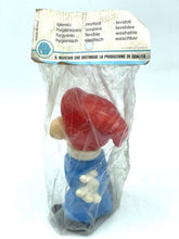 Load image into Gallery viewer, LEDRAPLASTIC Snow White rubber toy detail view with measurement tape for size reference.