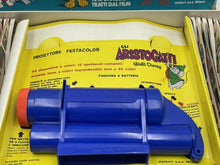 Load image into Gallery viewer, Detail view of a blue toy featuring a detailed design and plastic material.