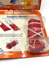 Load image into Gallery viewer, FURGA 1976 Furga OK MIKE Accessories set packaging view of red toy accessories featuring rubber bands.