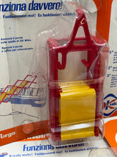 Load image into Gallery viewer, FURGA 1976 Furga OK MIKE Accessories set detail close-up of yellow magnet with hanging mechanism.