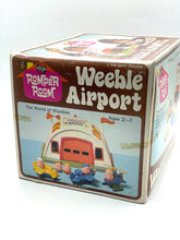 Load image into Gallery viewer, Hasbro WEEBLE WOBBLE AIRPORT PLAY SET packaging front view showcasing play figures.
