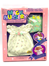 Load image into Gallery viewer, Mattel Magic Nursery packaging for a doll accessories set with bright colors.