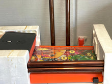 Load image into Gallery viewer, 1978 stardrake pinball detail of colorful box with decorative design