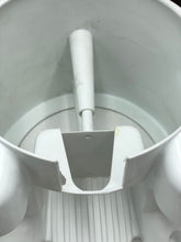 Load image into Gallery viewer, Detail close-up of the interior of a white container featuring a spout and opening.
