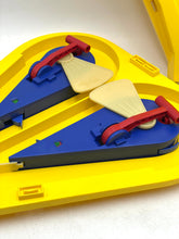 Carica l'immagine nel visualizzatore di Gallery, Hot Wheels Speed Shifter 500 blue and yellow components with triangular shapes on a white background.