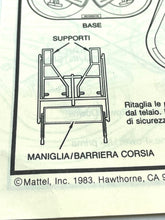 Carica l'immagine nel visualizzatore di Gallery, Hot Wheels Speed Shifter 500 instruction detail with text labels on a white background.