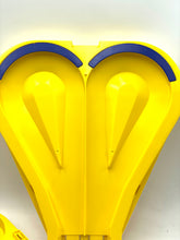 Carica l'immagine nel visualizzatore di Gallery, Hot Wheels Speed Shifter 500 yellow flippers with a curved design on a white background.