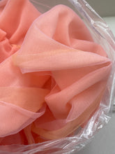 Load image into Gallery viewer, Ferrari Mazzini close-up of folded pink fabric in transparent packaging.