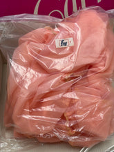 Load image into Gallery viewer, Ferrari Mazzini detail view of pink fabric with visible label in packaging.