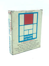Load image into Gallery viewer, Del Ponte board game Pop Corn back view displaying game details and color blocks.
