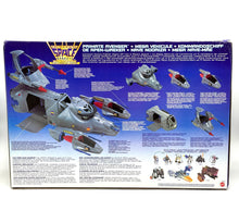 Load image into Gallery viewer, Front view of the 1995 Space Monkeys cartoon vehicle sealed in packaging.