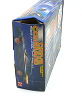 Load image into Gallery viewer, Side view of the Mattel Drive Command Mustang Turbo showing model details and brand logo.