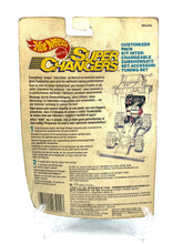 Carica l'immagine nel visualizzatore di Gallery, Back view of the 1989 Mattel Customizer pack showing instructions with brown and red packaging.