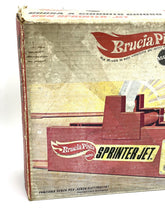 Load image into Gallery viewer, Mattel Hot Wheels Rod Runner Speedway Set detail view of vintage gas station sign and classic cars