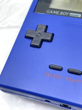 Load image into Gallery viewer, Close-up detail of the blue Nintendo Game Boy Pocket handheld console showing D-pad and buttons.