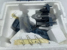 Load image into Gallery viewer, Model parts view featuring styrofoam packaging with various components in black, white, and yellow.