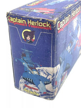 Load image into Gallery viewer, Takara Captain Capitan Harlock packaging side view showcasing brand name and illustrated design.
