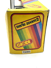 Load image into Gallery viewer, Front view of the colorful packaging featuring the vintage toy set