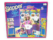 Load image into Gallery viewer, Mattel Barbie Skipper Boutique T-Shirt Shop packaging front view with colorful graphics.