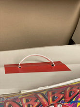 Load image into Gallery viewer, Colorful storage bin top view highlighting handle detail.
