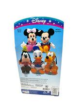 Load image into Gallery viewer, Back packaging of Disney character figures including colorful designs and multiple characters.