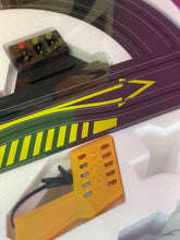 Load image into Gallery viewer, Tyco Racing Warriors track design detail featuring arrow indicator and layout.